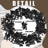 Hoolerry 100 Pcs Snap Rebar Chairs Plastic Heavy Duty Spacer