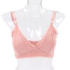 Women's Nursing Bra Front Closure Removable Padded Lace Patterns Breastfeeding