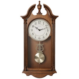 Bulova Bulova C1517 Saybrook Wall Clock, Brown Cherry