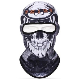 Balaclava Face Mask (White Skull)