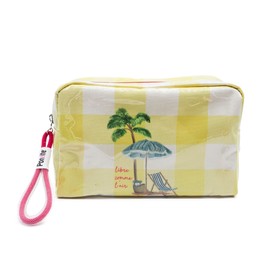 PONETTE - Beachy Summer Toiletry Bag, yellow, Waterproof bag for summer