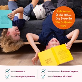 6-Minute Kids Diary – Kids Journal 6-12 to Develop a Happy Self Mindfulness and Positive Habits – Gratitude Journal for Girls & Boys