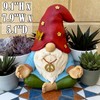 Mood Lab Garden Gnome - Funny Zen Hippie Gnome Figurine