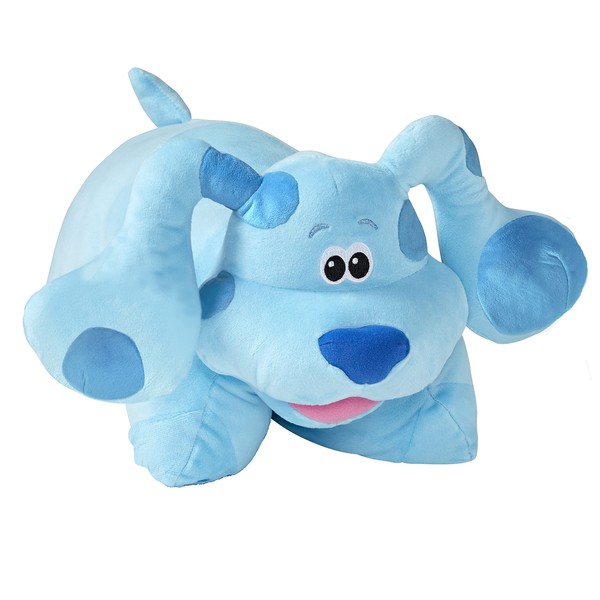 Pillow Pets Blue's Clues 16” Stuffed Animal Dog - Nickelodeon Blue Plush