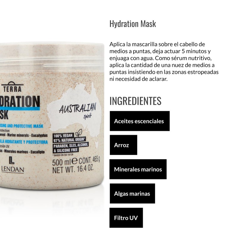 Lendan Terra Vegan Moisturising Mask 500 ml