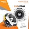 PRV AUDIO 4 Inch Titanium Bullet Tweeter Pair TW700Ti-4 Slim