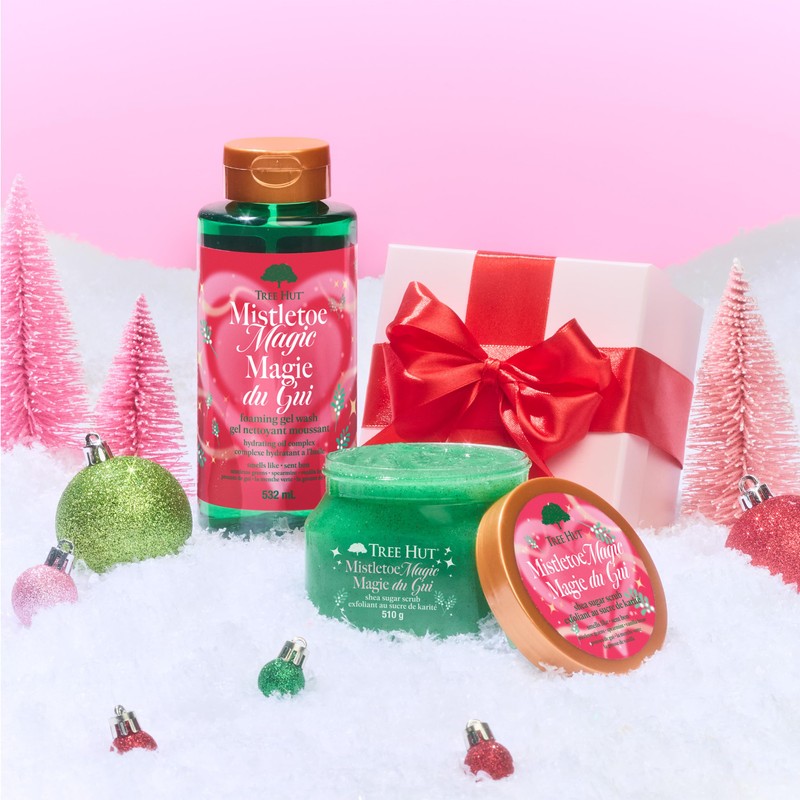 Tree Hut Mistletoe Magic Foaming Gel Wash, Moisturizing & Hydrating