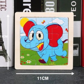 32 Rompecabezas Figuras Surtidas Para Niños Pequeños Madera