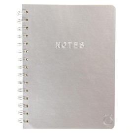 Graphique Apollo Vegan Leather Journal, Spiral Notebook for Writing, Hardcover Diary Notebook, 192 Lined Pages, 6” x 8”