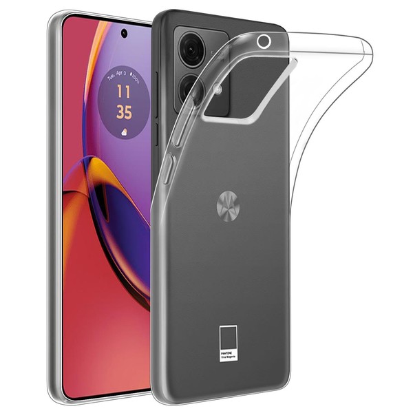 32nd Clear Gel Series - Transparent TPU Clear Gel Case Cover for Motorola moto G84, Crystal Gel Ultra Thin Case - Clear