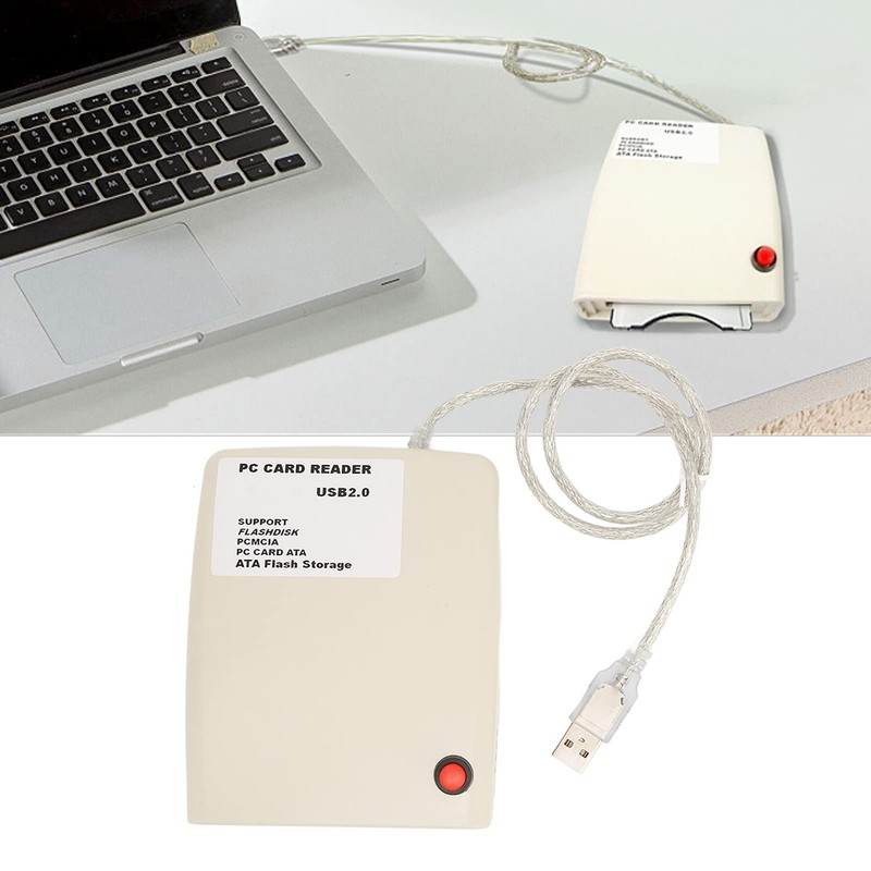 PUSOKEI SD Card Reader, USB2.0 ATA PCMCIA Memory Card Reader