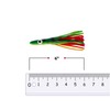 6" Tuna Clone Lures, 6 Pcs Mexican Flag Unrigged, for