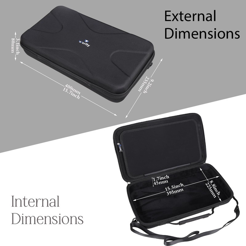 worfty Case for Pioneer DJ AlphaTheta DDJ-FLX2 / DDJ-200 /