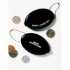 Nice Weather Coin Case Keyring (Black)