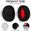 MOAZIFI 2 Pairs of Polar Fleece Ear Warmers, Ear Warmers,