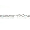 Ice Gems Sterling Silver Genuine or Created Gemstone Infinity Link