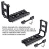 iShoot CNC Machined Universal L-shaped Vertical Quick Release Plate Camera