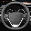 HAOTULE - Funda personalizada para volante de coche para Toyota