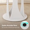 Einhomn Round Dining Table for 4-6, Kitchen Table with Sturdy