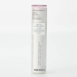 MUJI 02545840 UV Base Control Color, Purple, SPF50+, PA+++, 1.1 fl oz (30 ml)