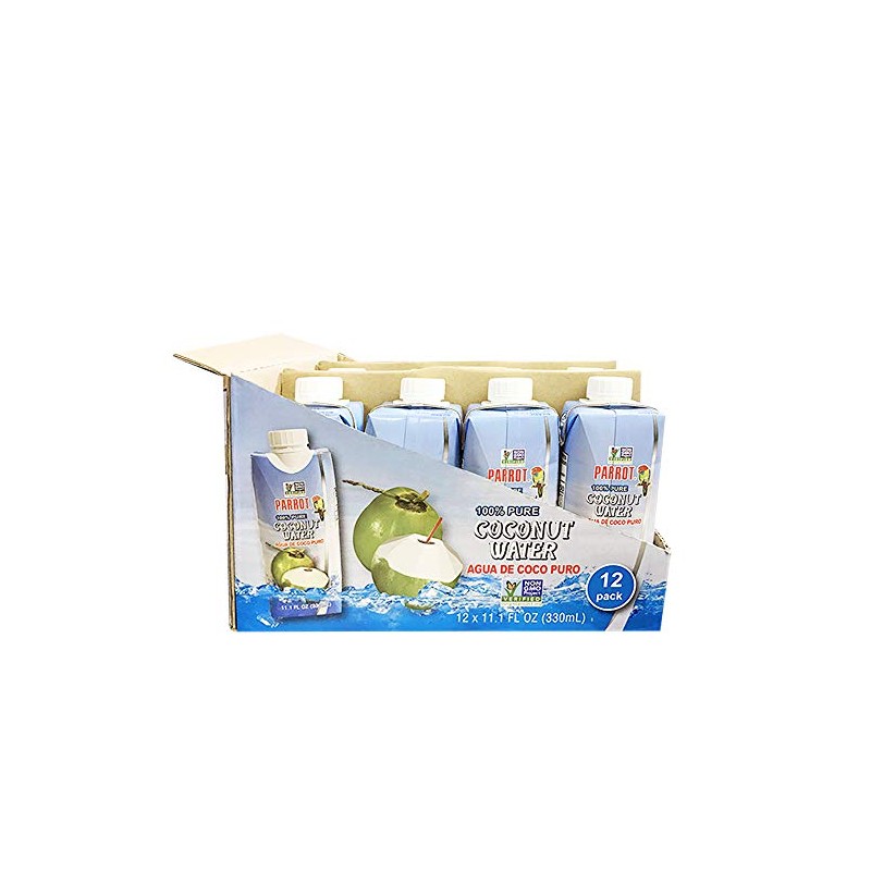 Parrot 100% Pure coconut water 11.10 fl oz 100% Juice