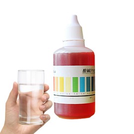 pH Test Drops for Water, 50ml Swimming Pool pH Test Reagent, Swimming Pool Analysis Reagent for Outdoor, Water Purifier Detection Solution
