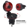 Bike Handlebar Plug Light with Rearview Mirror Bicycle Accessories Cycling