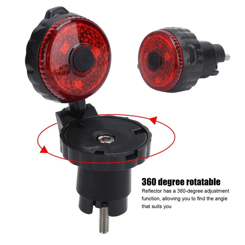Bike Handlebar Plug Light with Rearview Mirror Bicycle Accessories Cycling
