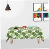 MAGICLULU Leaf Printed Tablecloth for Hawaii Parties Cotton and Flax