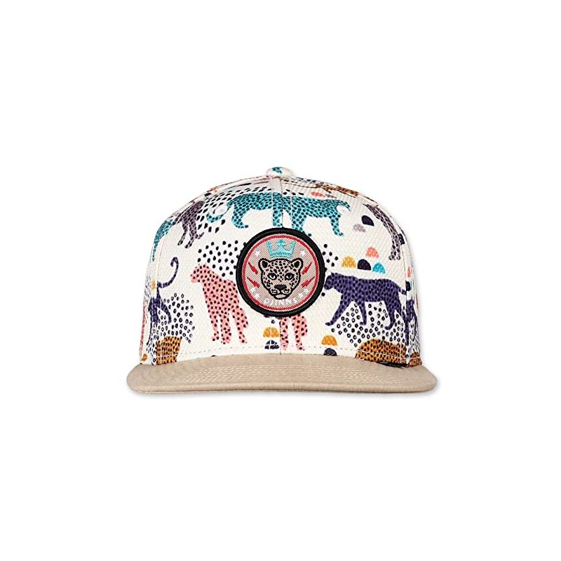 Djinns - Cheetah Linen - Snapback Baseball Cap Hat Cap