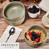 Sheffield Home Large Stoneware Cereal Bowls - Set of 6,