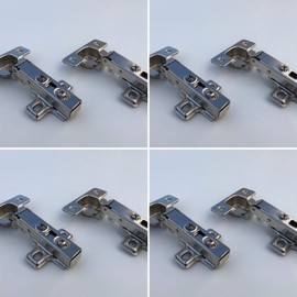 NELI Set of Hinges (New) with Soft Close for Besta (NELI 8er-Set)