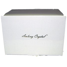 Amlong Crystal Purple Crystal Ball 130mm (5 inch) Including Wooden Stand and Gift Package