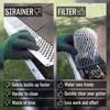 Gutter Guard (6 Pack) Leaf Filter Gutter Strainer & Downspout
