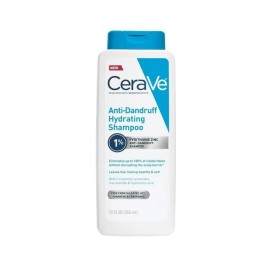 CeraVe Hydrating Anti Dandruff Shampoo, 1% Pyrithione Zinc Dandruff Treatment Wi