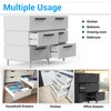 HOMANDS 14 Inch Soft Close Drawer Slides 6 Pairs (12pcs)