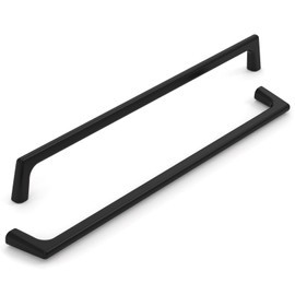 KNOKLOCK 10 Pack 10 Inch(256mm) Kitchen Cabinet Handles Matte Black Cabinet Pulls Kitchen Cabinet Hardware Drawer Pulls for Cupboard Wardrobe
