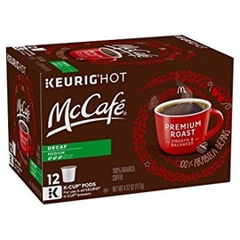 McCafé Decaf Premium Roast Medium K-Cup Pods, 4.12 oz. - 12 Count (Pack of 3) [Retail Packaging]