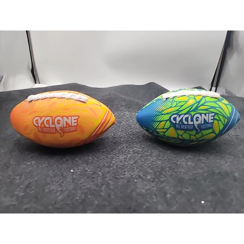 Cyclone All Weather Neoprene Football Soft Lacing Foam Green or