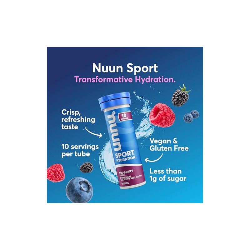 Nuun Sport Tri Berry 55gr Piezas