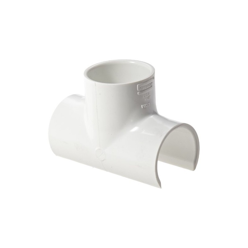 Spears 463 Series PVC Snap-On Saddle, Schedule 40, 1-1/2" IPS