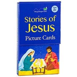 Stories of Jesus Picture Cards (Ages 3-8 - Double-Sided Oversized Cards with Simple Stories & Whimsical Illustrations)