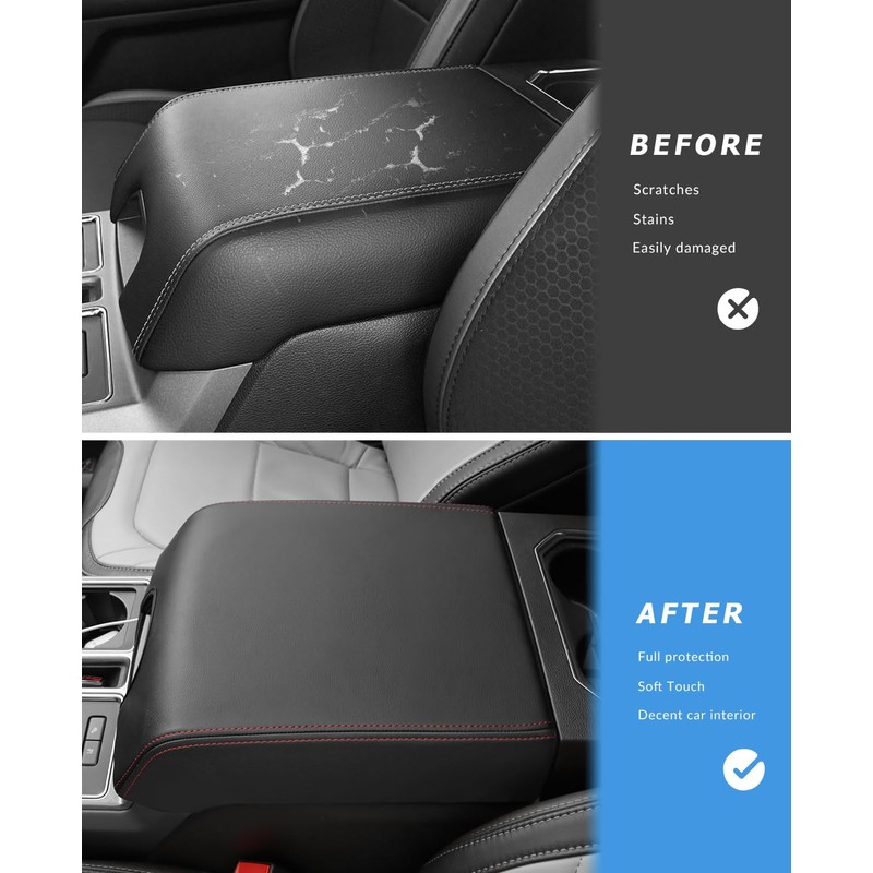 INTGET Center Console Cover for Ford F150 Accessories 2015-2020 2016