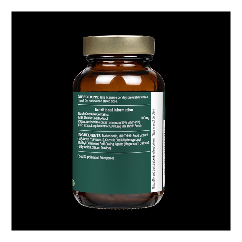 Holland & Barrett Milk Thistle 100mg 60 Capsules