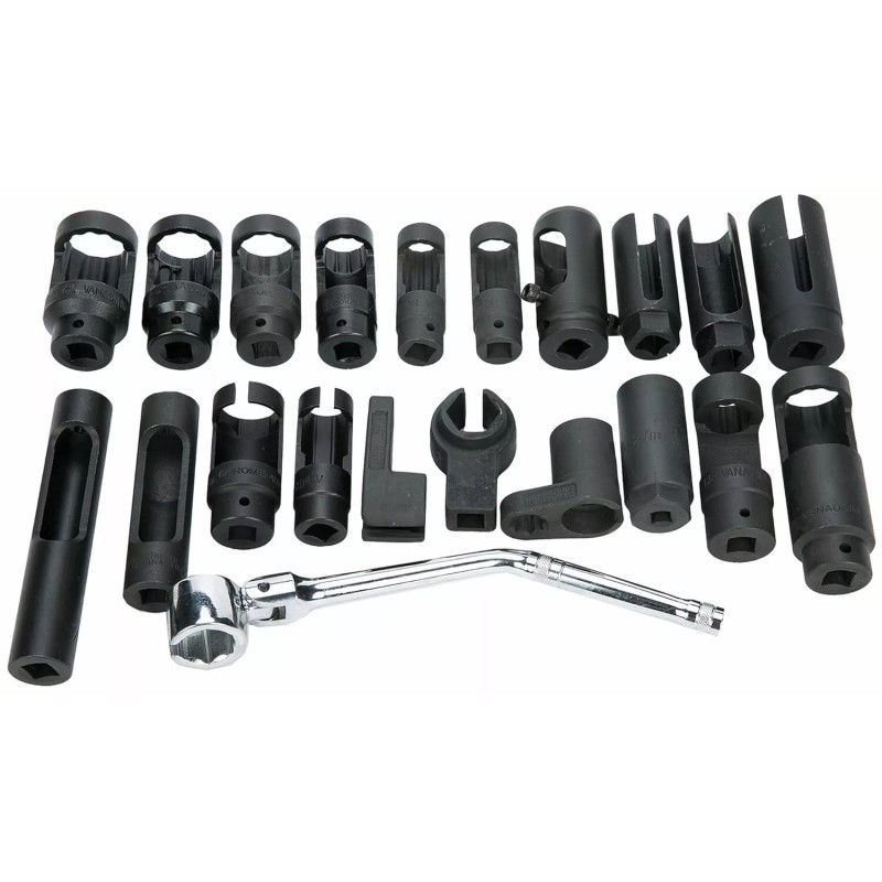 8milelake 21Pcs O2 Oxygen Sensor Socket Set Oil Pressure Sending