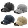 4pcs Gorras para Hombre y Mujer,100% Algodón Ajustable,Gorras Ajustables,Gorra Retro