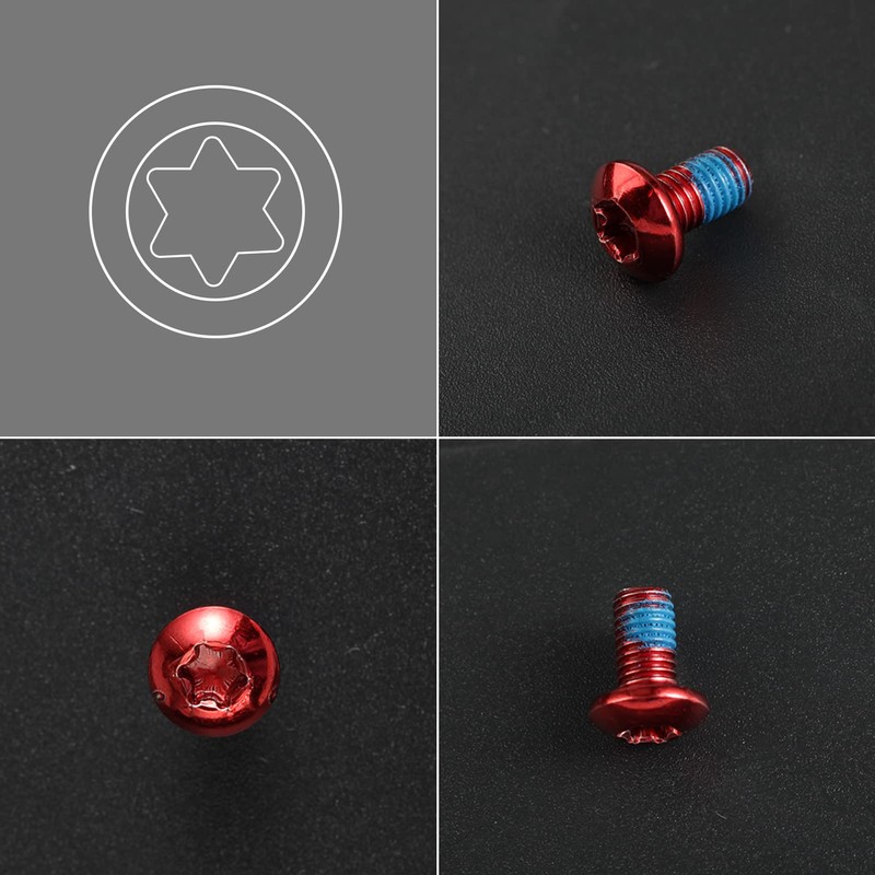 LEONTOOL Bicycle Disc Brake Rotor Bolt M5 x 10mm Bicycle