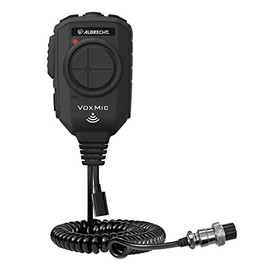 Albrecht VOX 4 Pin Version 1 42120 Microphone with ANC Suitable for Various CB Radios Hands-Free Communication