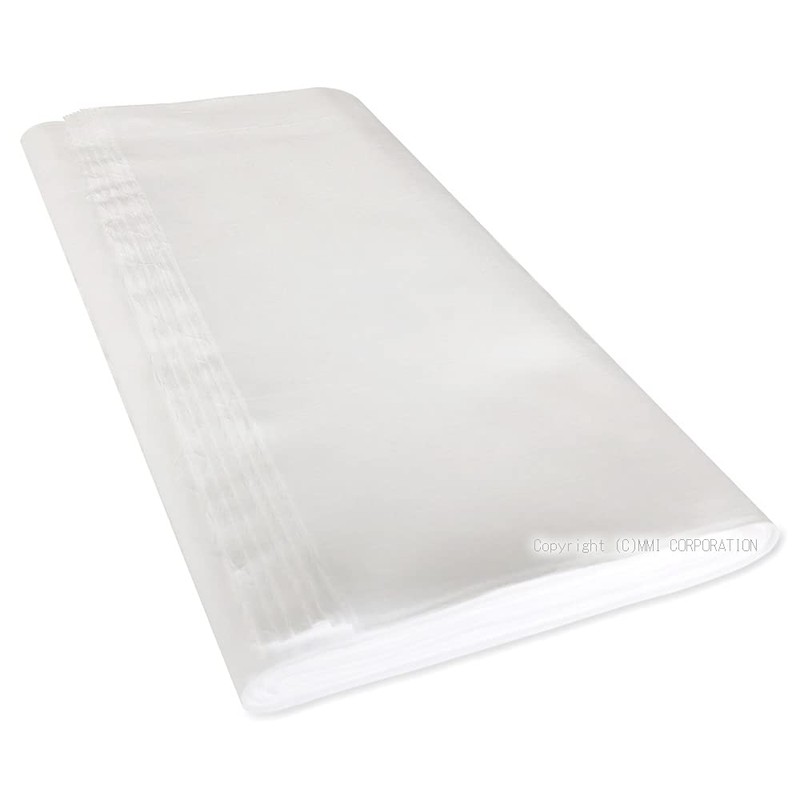 Sarashi Tenugui Fabric Oka Standard 35.4 inches (90 cm), White,