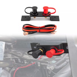 DYSO Battery Jump Post Remote Battery Terminal Relocation Kit for Polaris RZR PRO XP